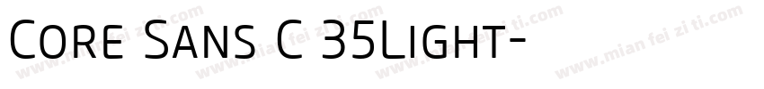 Core Sans C 35Light字体转换